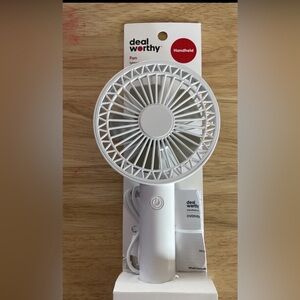 White Handheld Fan powerful